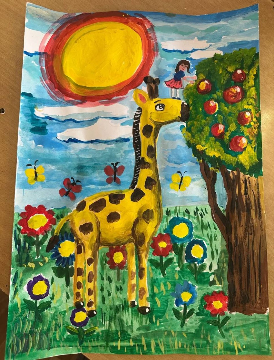 "У меня живёт жирафа.... "