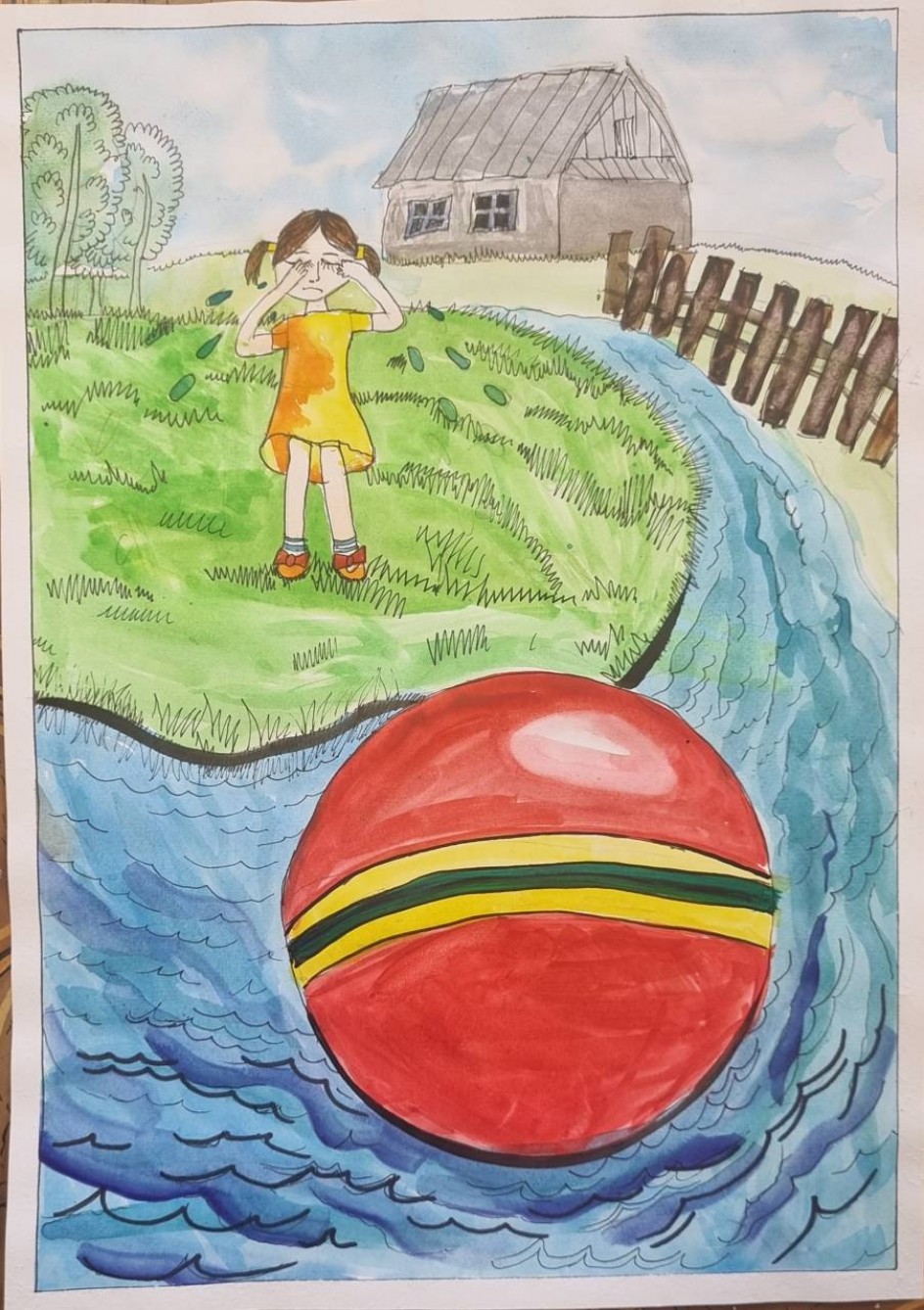 Наша Таня громко плачет