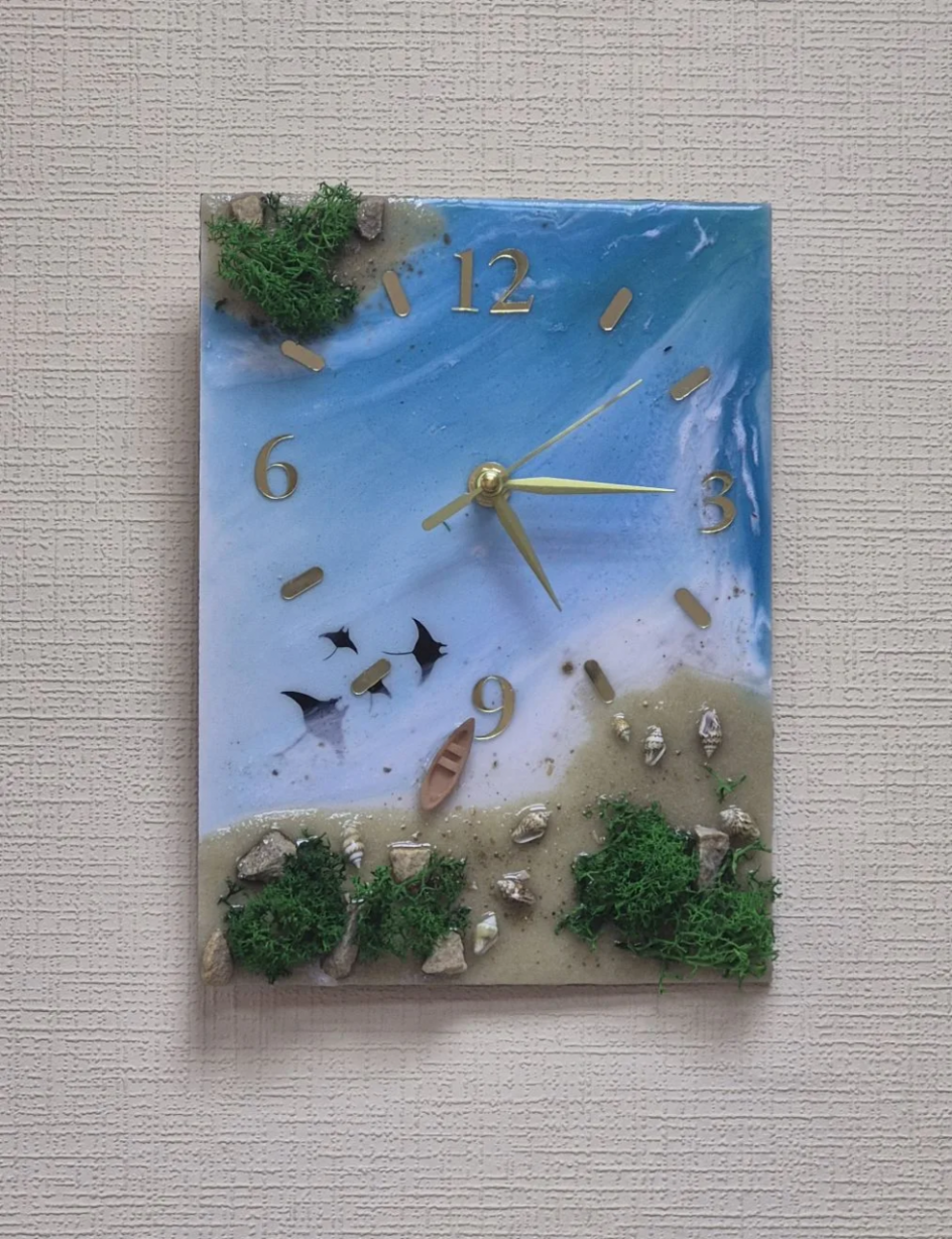 Часы  "Морские просторы"