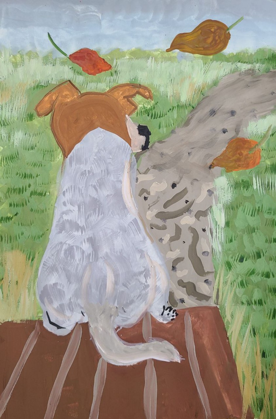 Стих «Уехали»