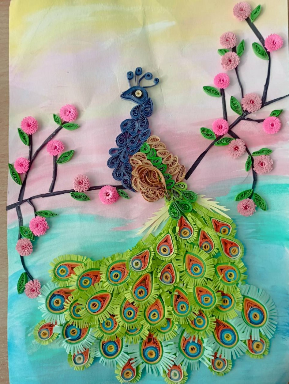 Сказочный павлин.