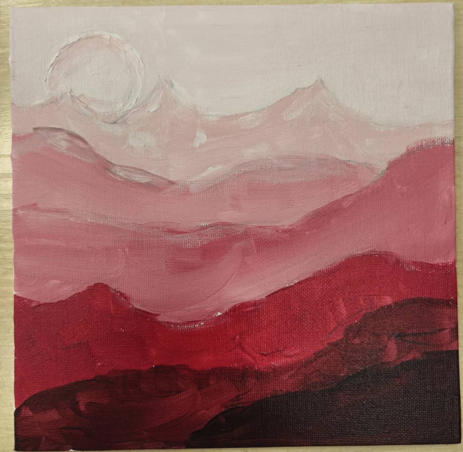 "Закат над горами"