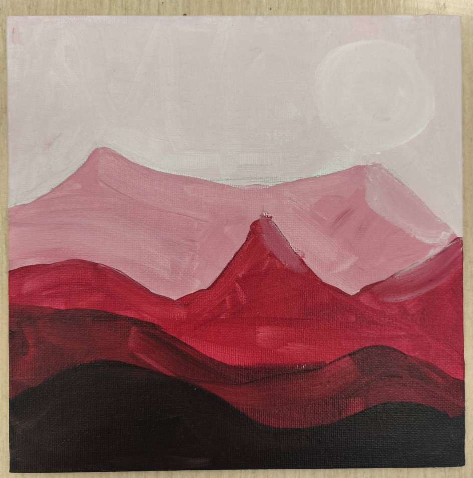 "Закат в горах"