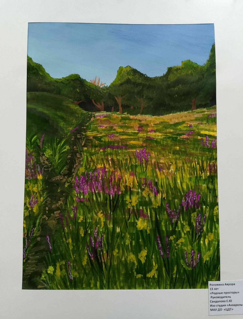 Родные просторы. Цветущий край.