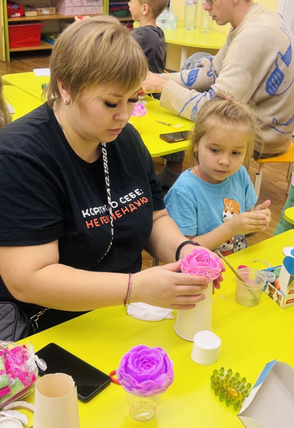 Розы необычным способом