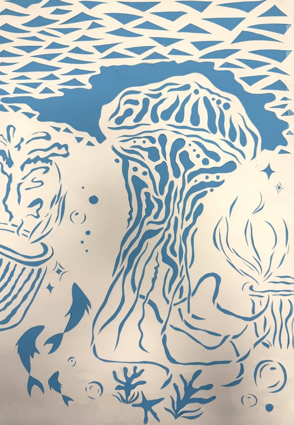 Ажурные медузы. Декоративная фантазия.