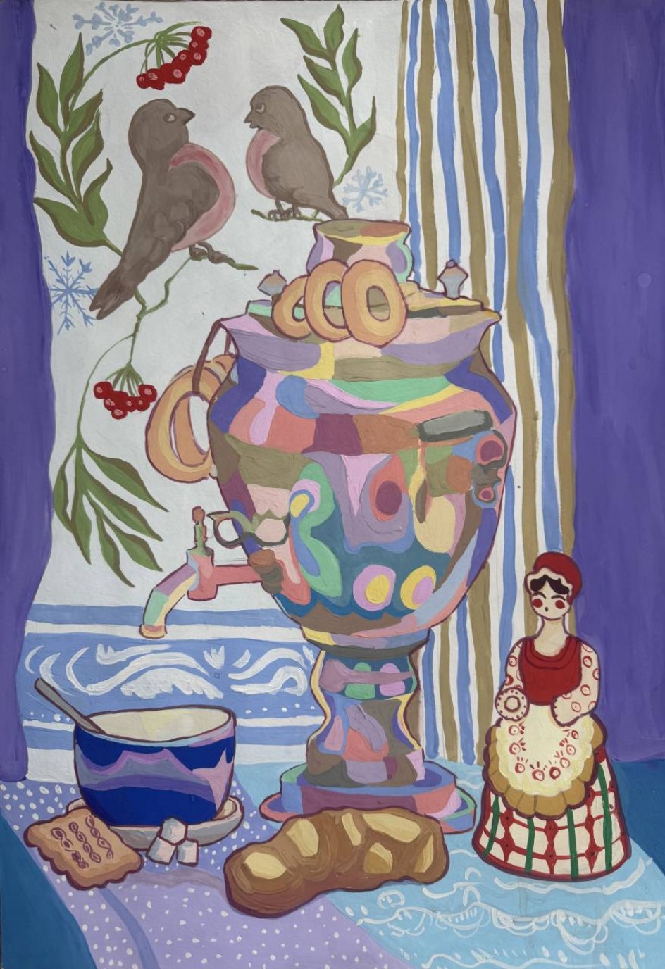 Нежный натюрморт. Русская душа.