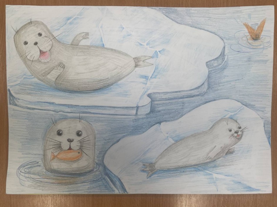 Загораем на льдине