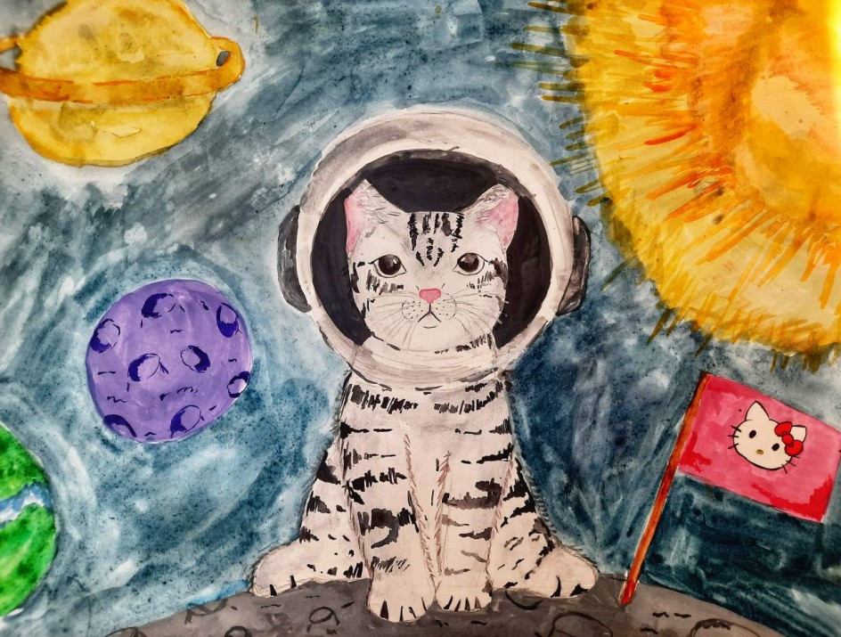 В открытом космосе