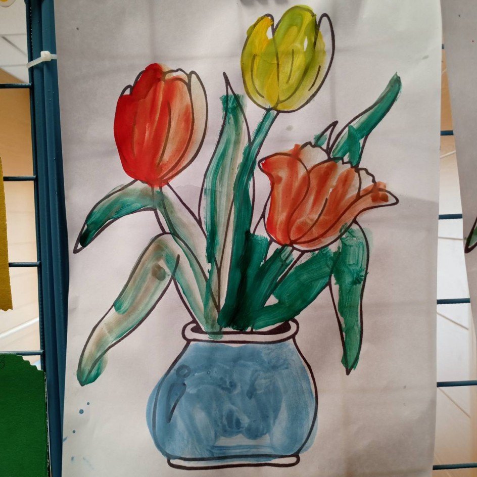 Цветы для мамы.