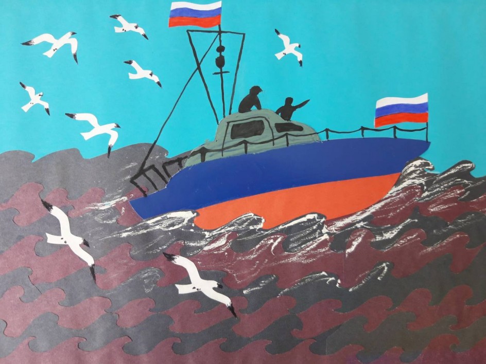 "И на суше и на море, мы дадим врагу отпор!"