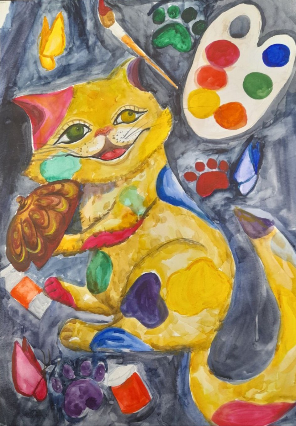 Кото-художник