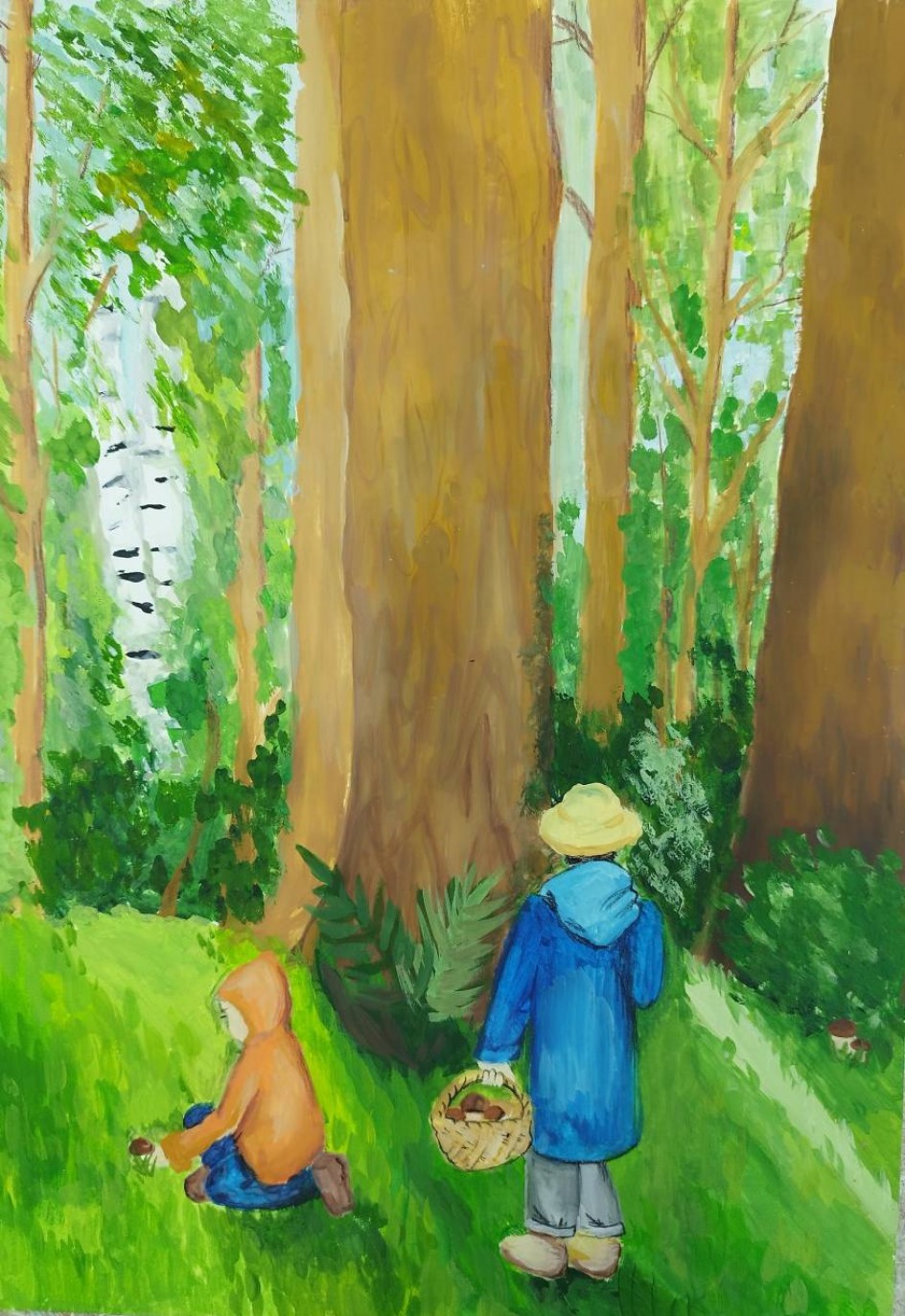 "В летнем лесу"