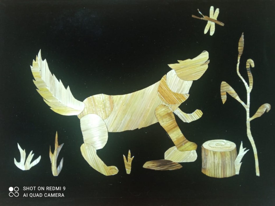 Гончая на охоте