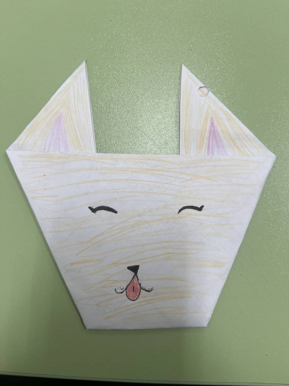 Оригами «Котик»