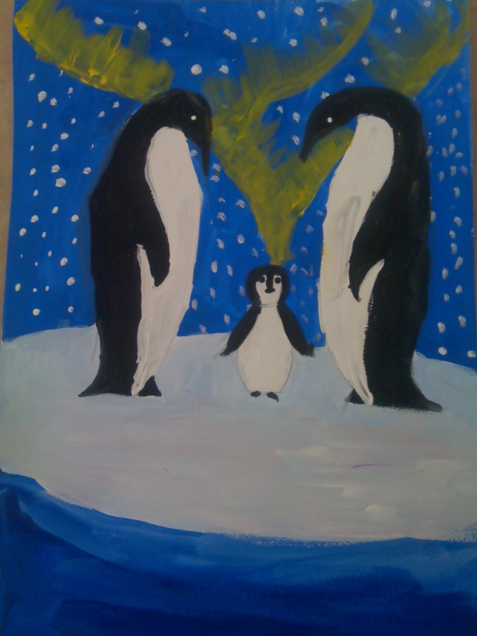 Семья пингвинов