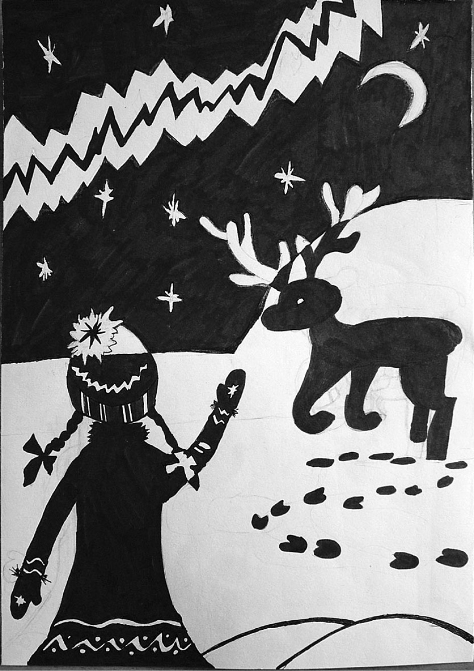 Герда и северный олень