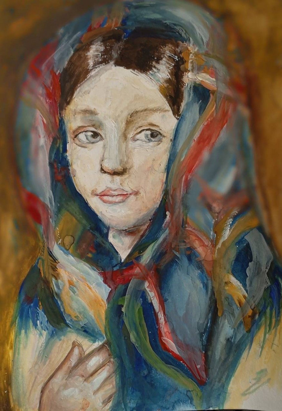 "Девушка в платке"