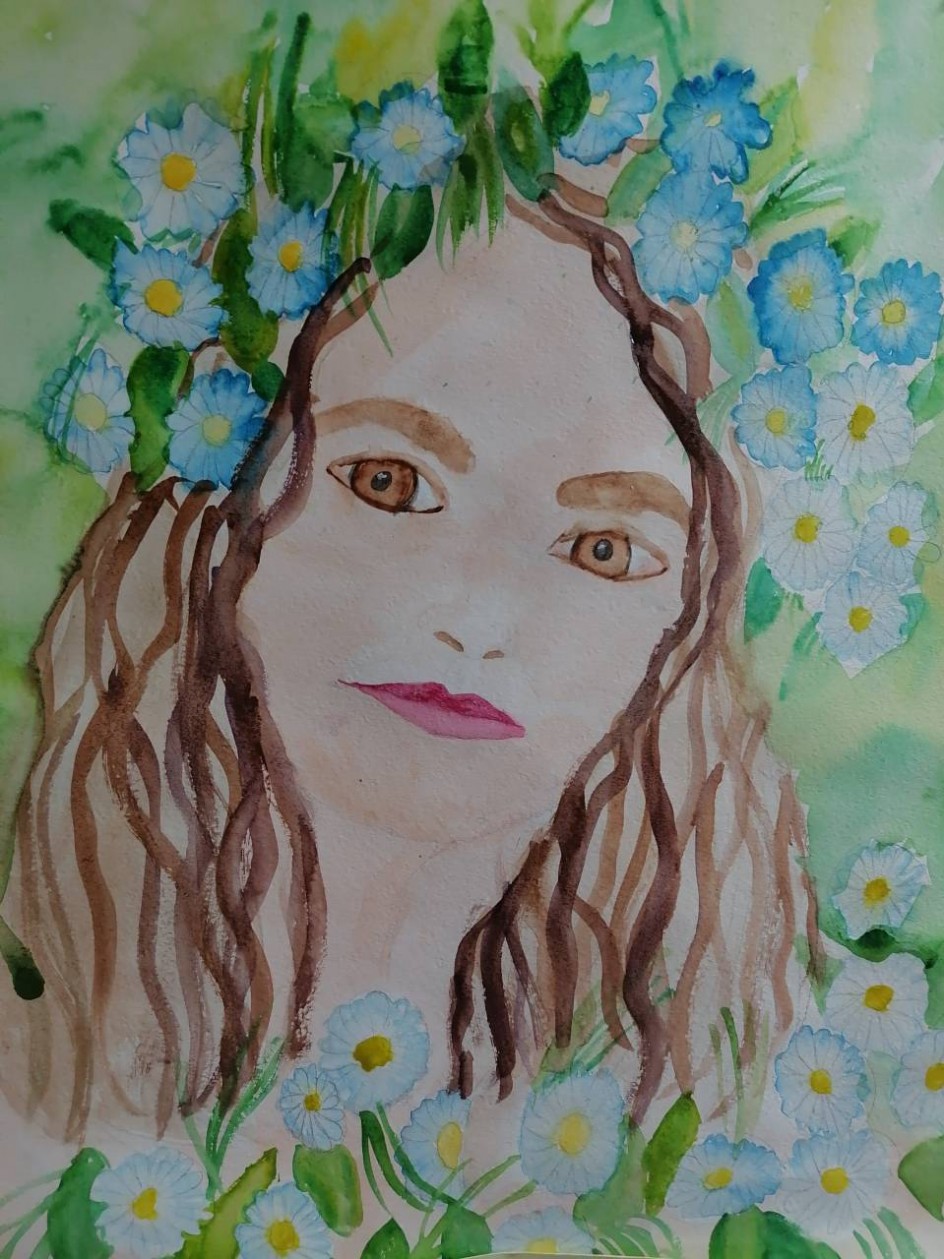 Мама "Незабудка кареглазая"