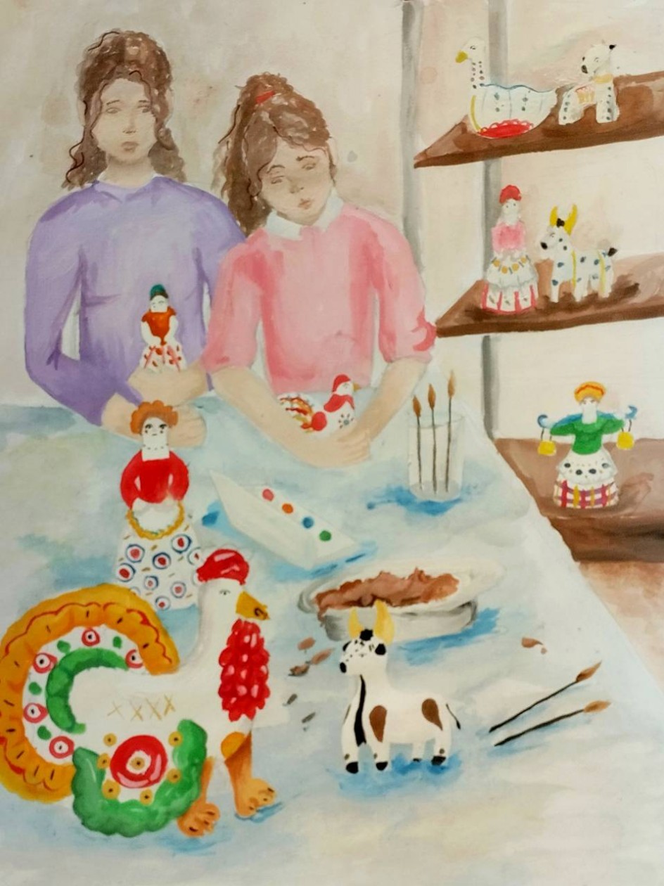 Лепим дымку