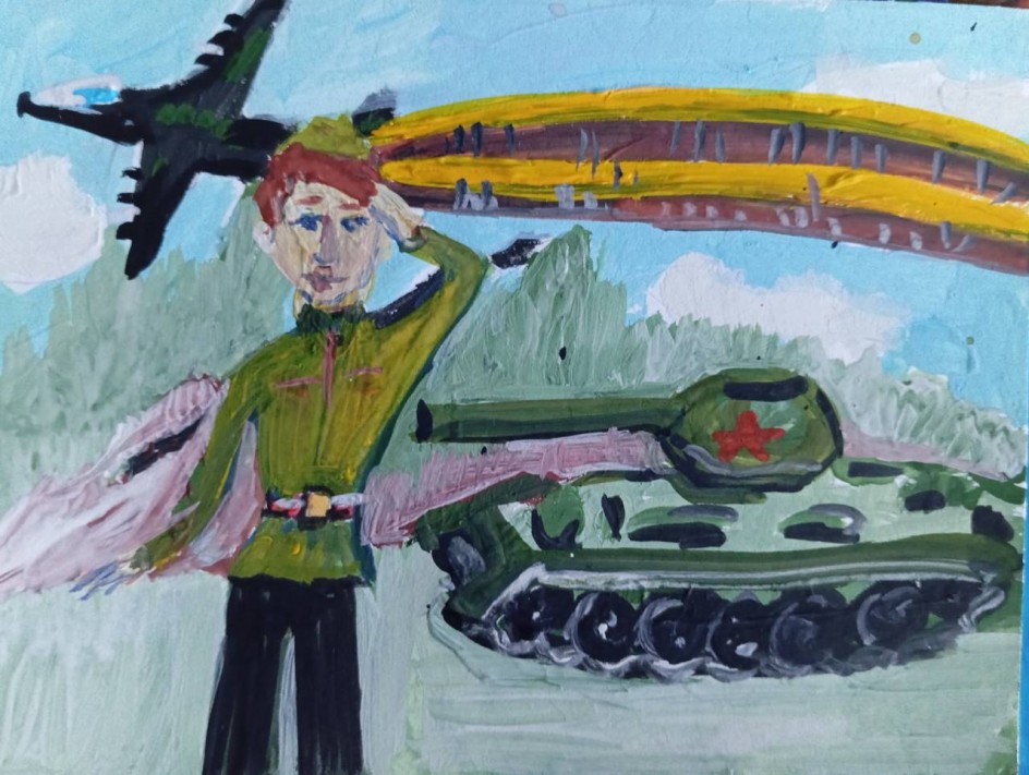 "Нашей армии герои"