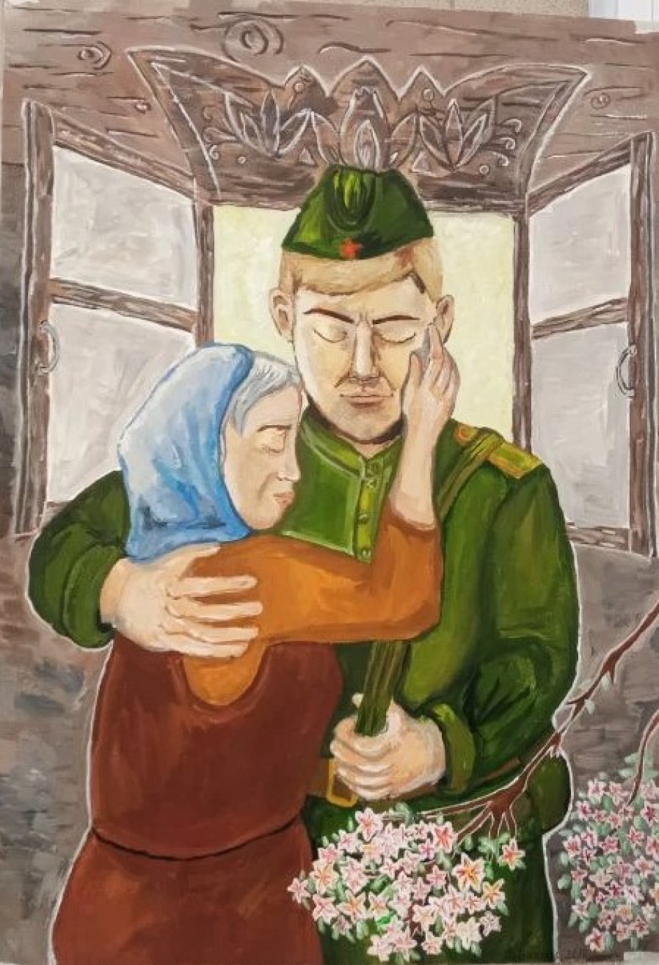 встреча матери с сыном