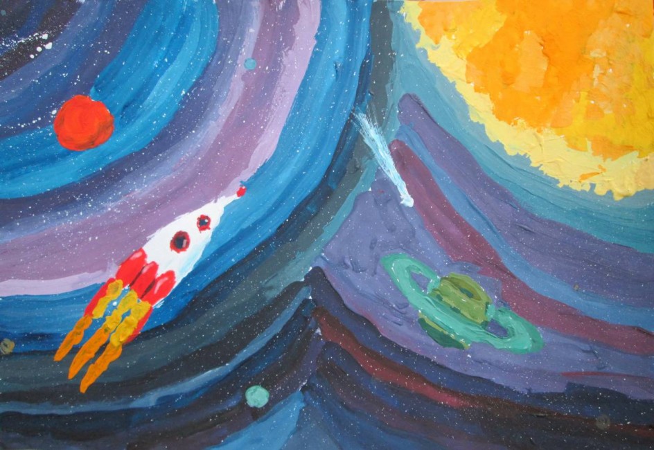 В космических просторах