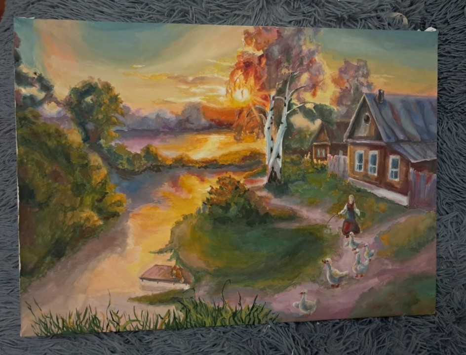 Деревенский пейзаж