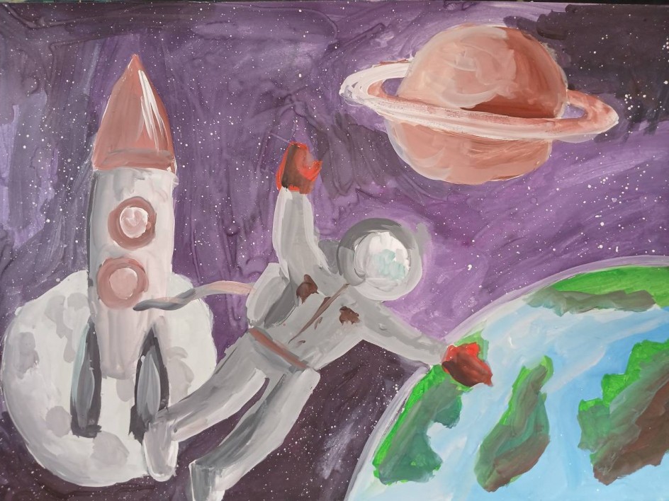 "В открытом космосе"