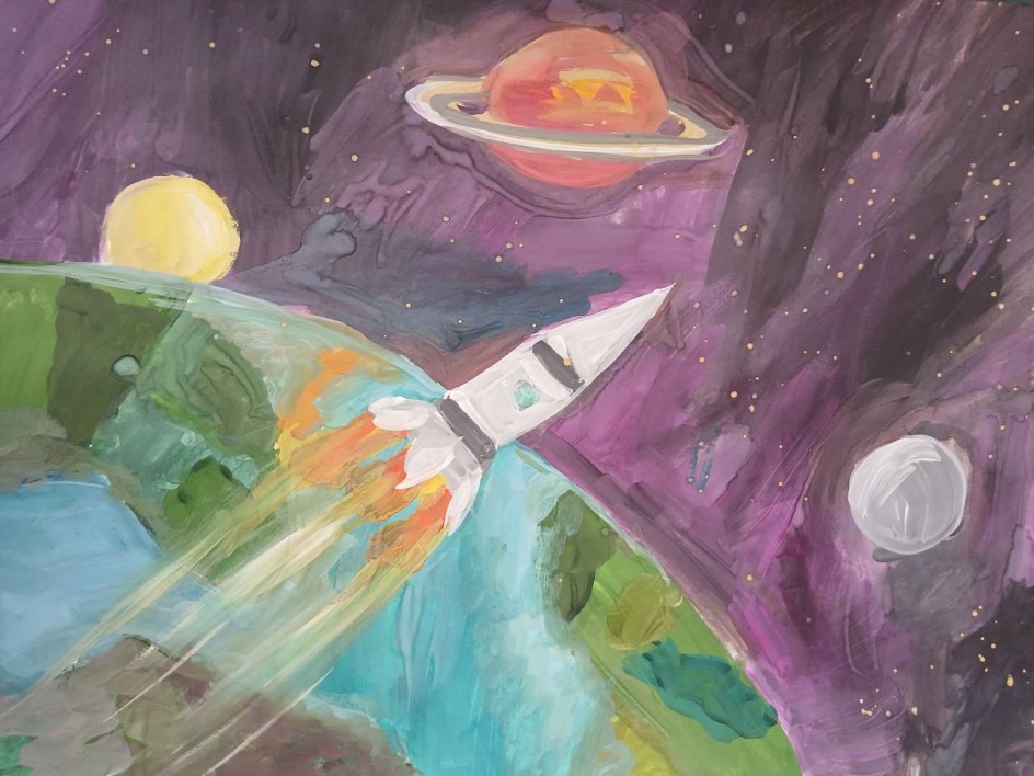 "Полет в космос"