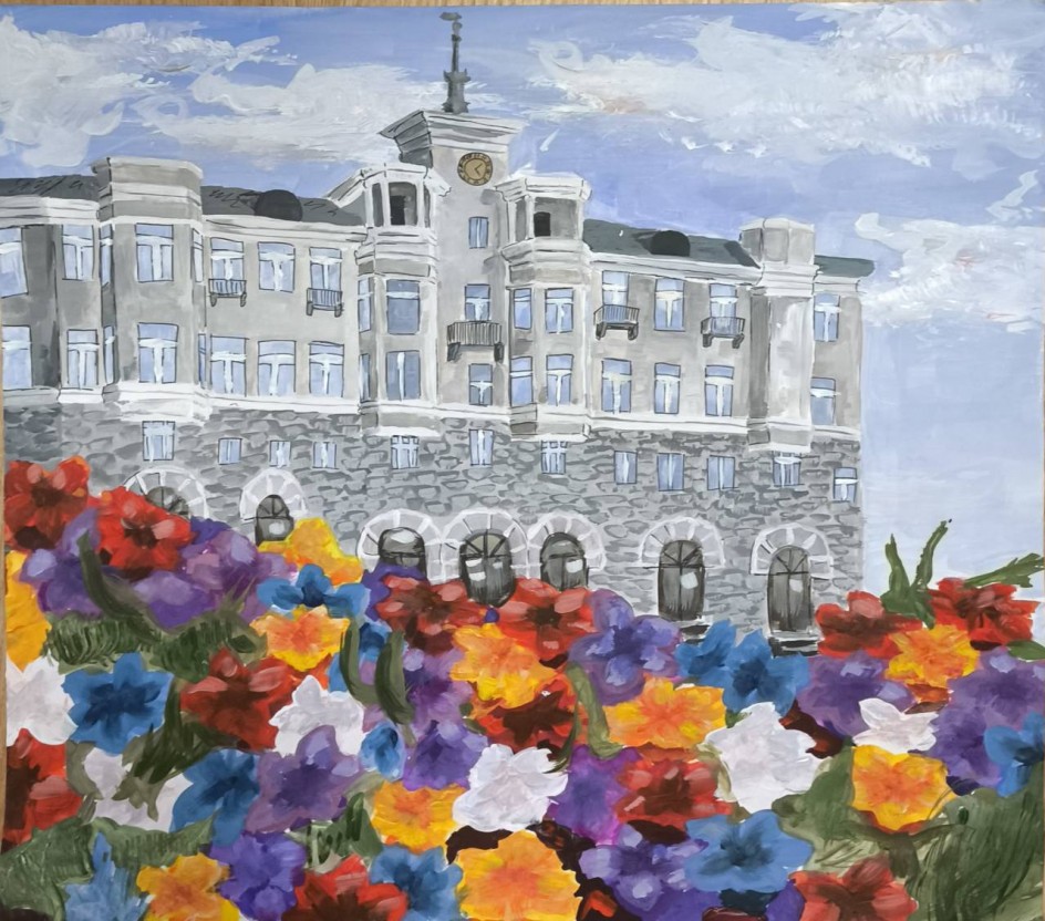 Дом под шпилем. Барнаул.