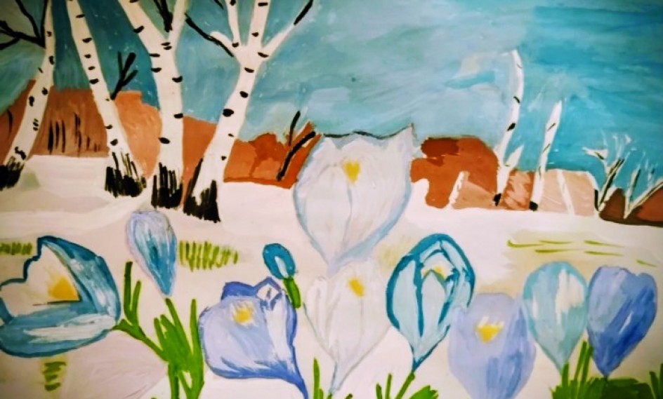 Первые весенние цветы