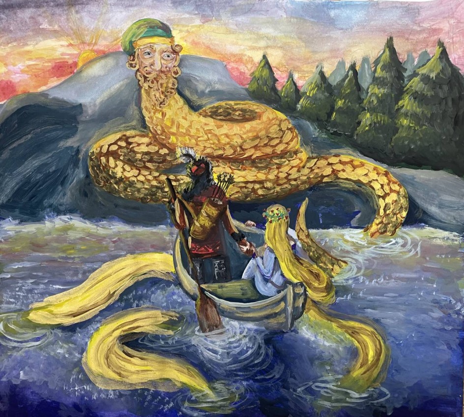 Мифология горного Алтая, Золотой волос