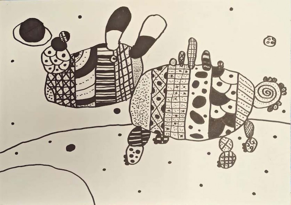 Носорог. Графическая разработка.