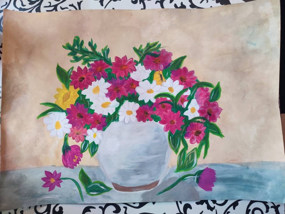 Ваза с цветами