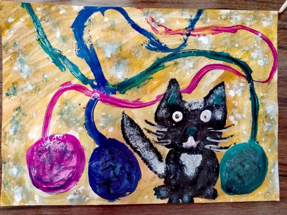 Мой котик Мурзик.