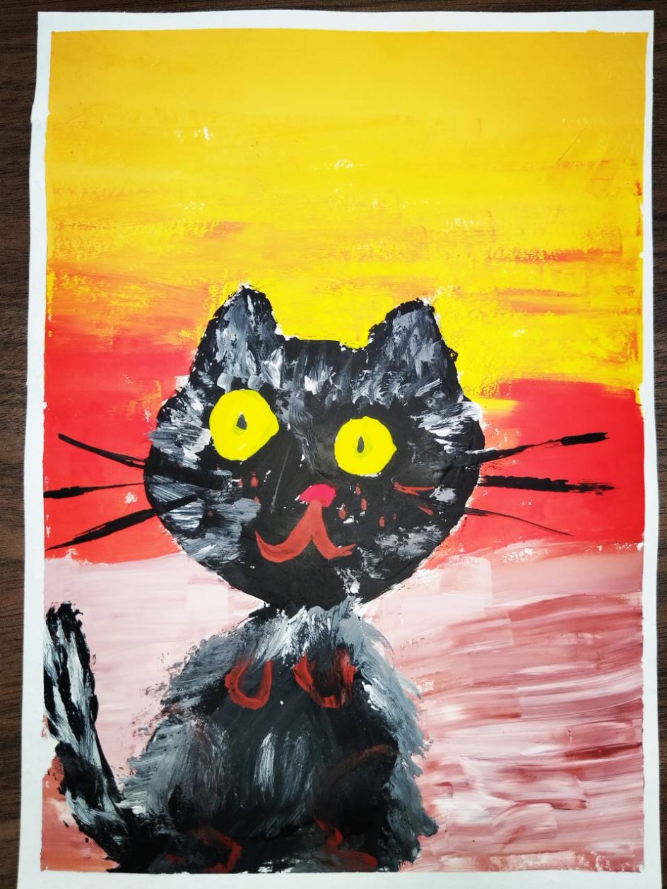 Моя игрушка кот Васька.