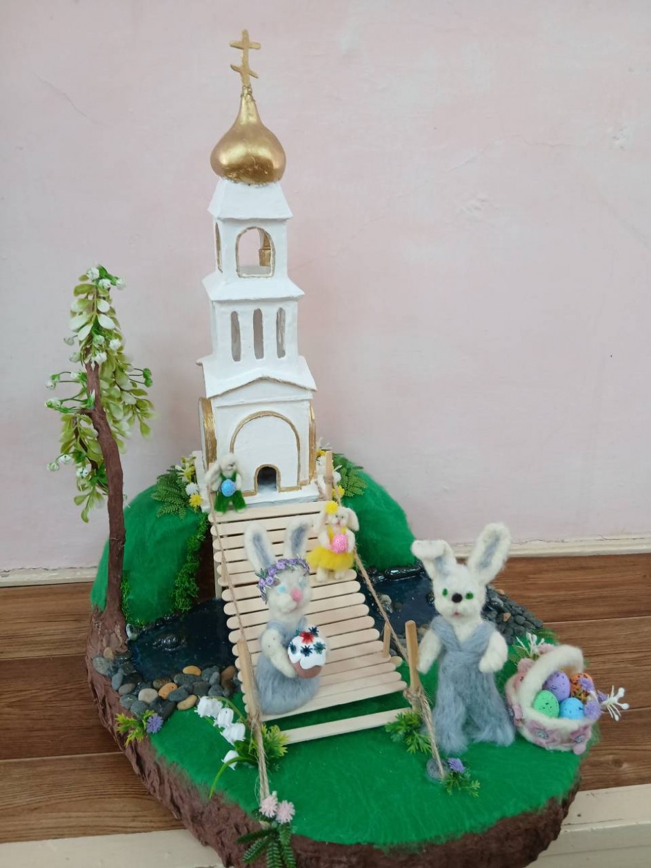 «Весенняя сказка у храма»