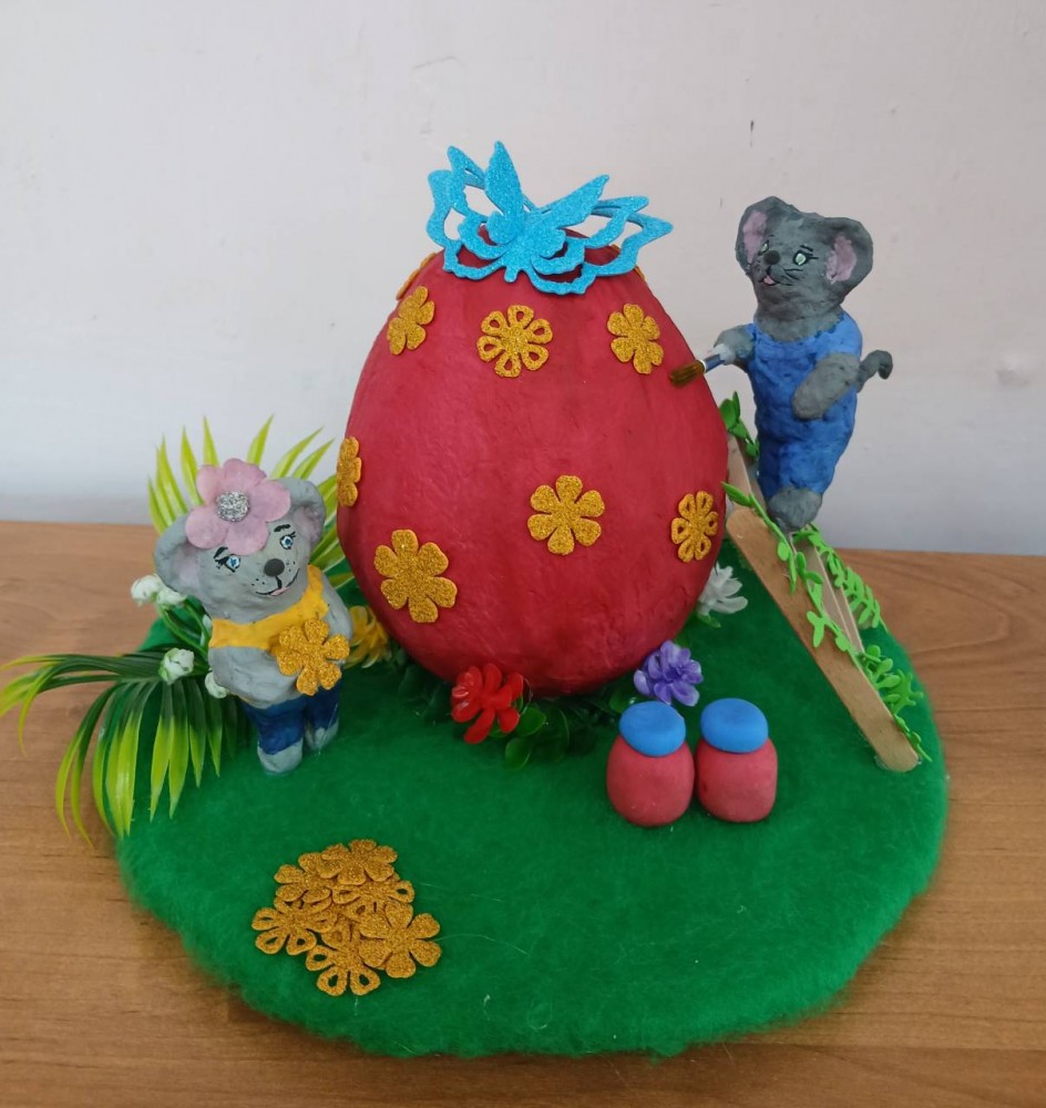 «Пасхальное творчество мышат»