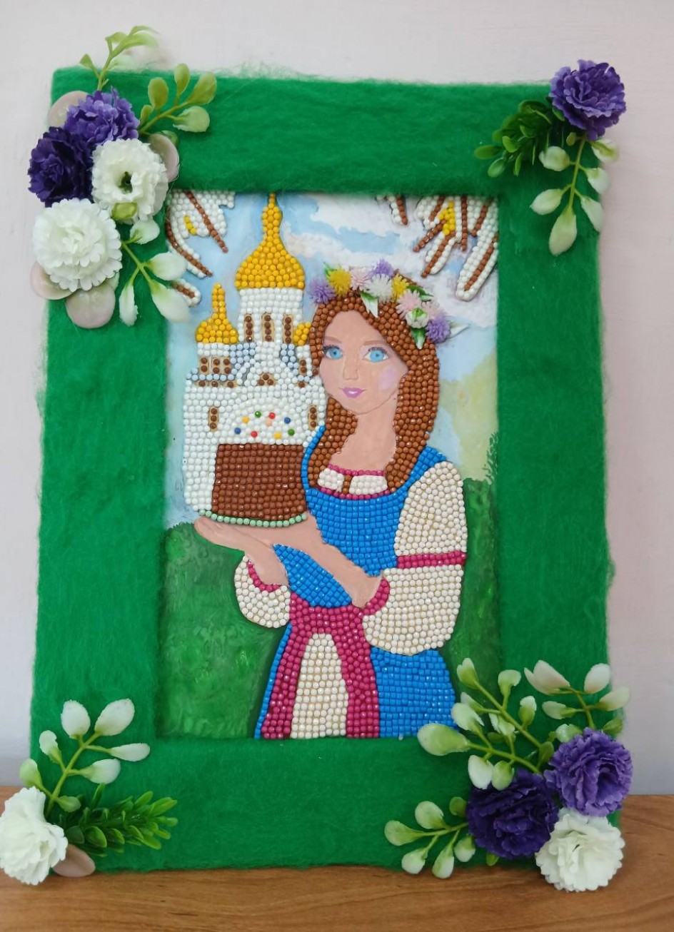 "Пасхальное утро у храма"