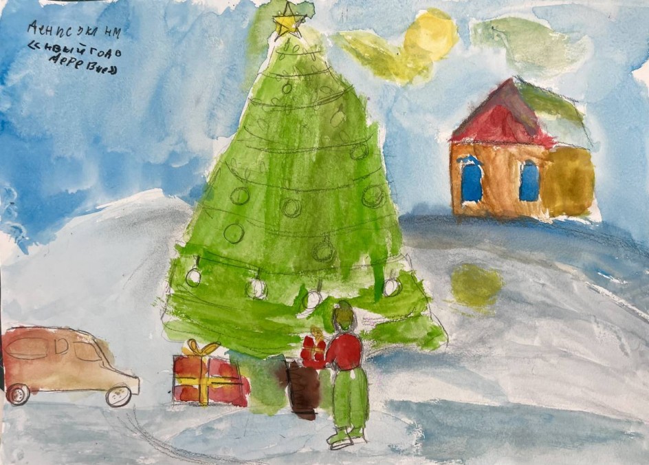 Новый год в деревне