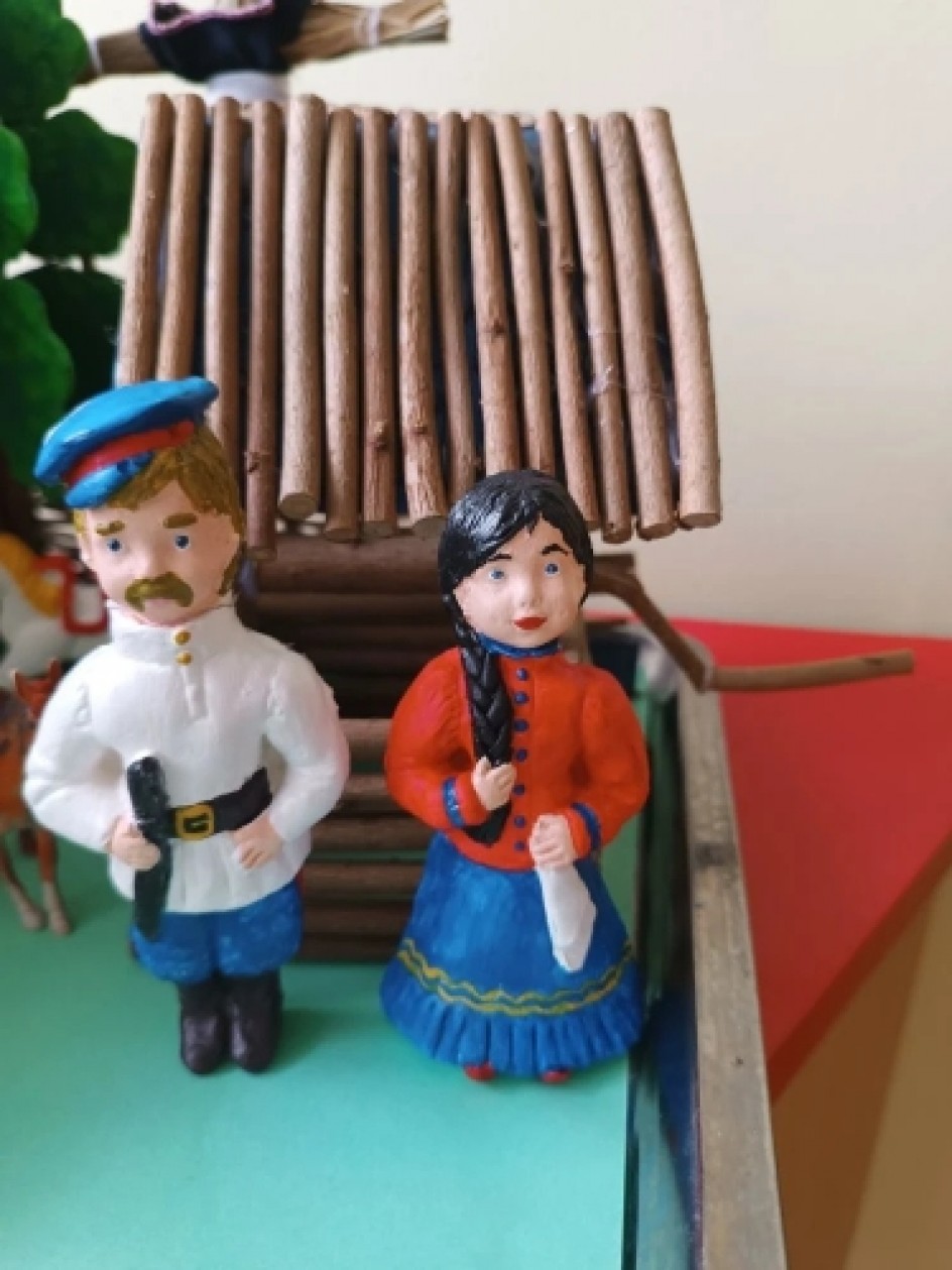 Казак с казачкой