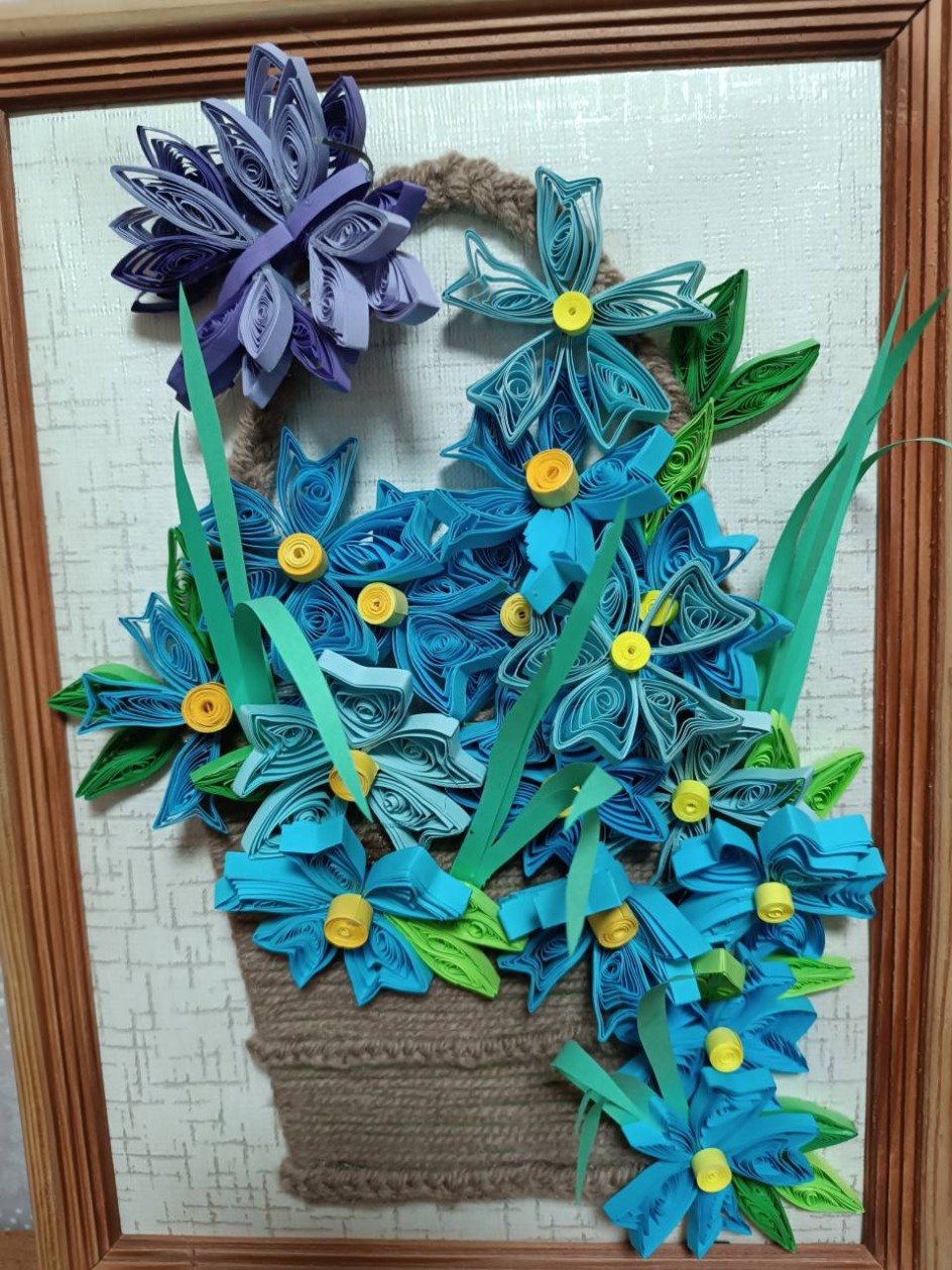 "Цветы в корзинке"