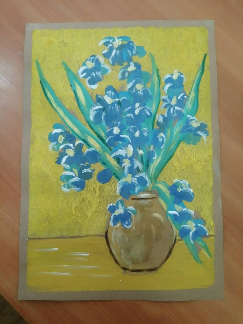 По мотивам Ван Гога "Ирисы"