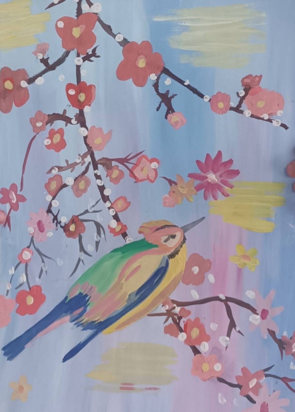 Весенняя птичка