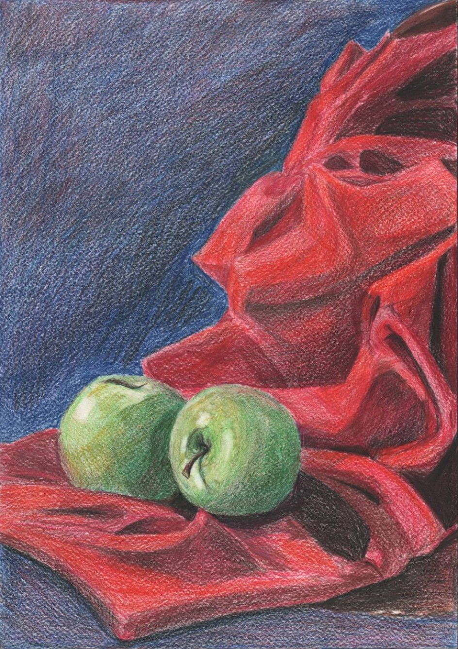 Натюрморт с яблоками