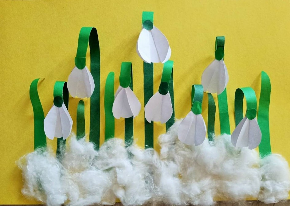 Объёмная аппликация "Дыхание весны"