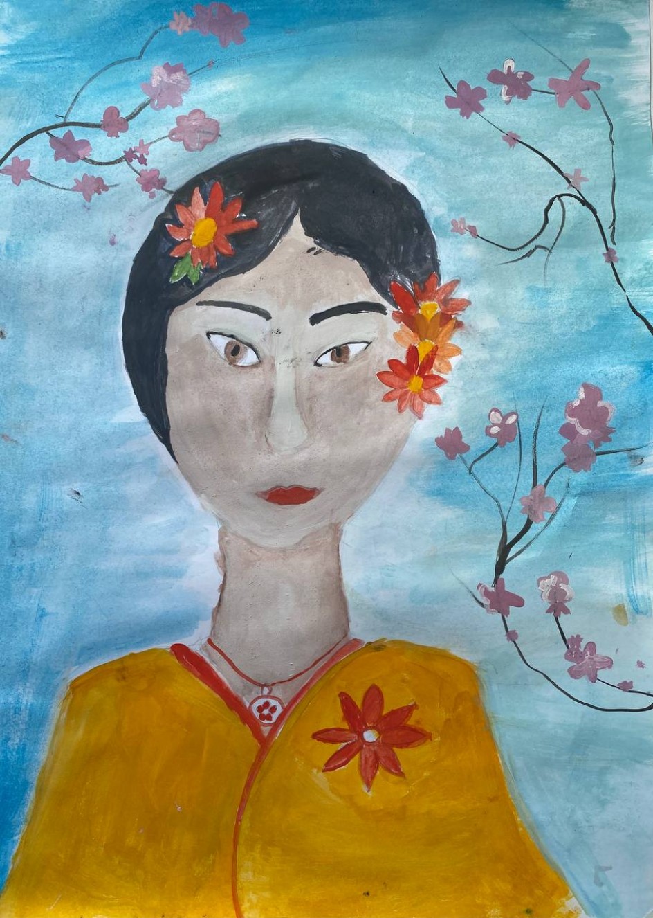 Портрет японки