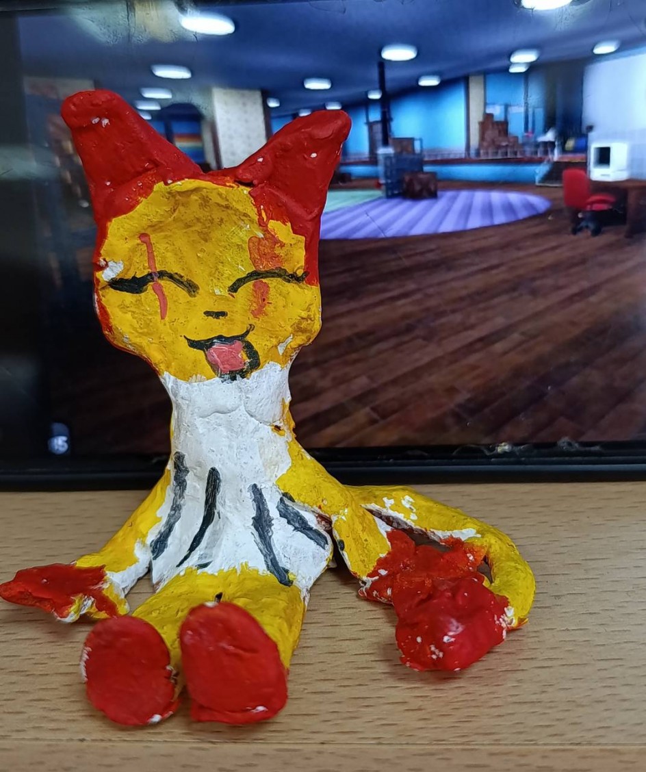 Кошка "Скрапс"из игры мир Денди "Роблокс"