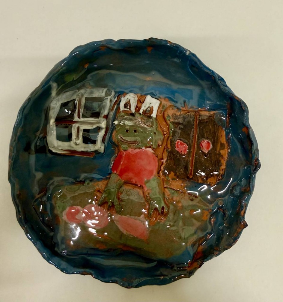 Весеннее утро лягушонка